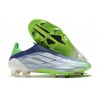 Bota adidas X Speedflow+ FG Azul Blanco Verde
