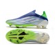 Bota adidas X Speedflow+ FG Azul Blanco Verde