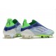 Bota adidas X Speedflow+ FG Azul Blanco Verde