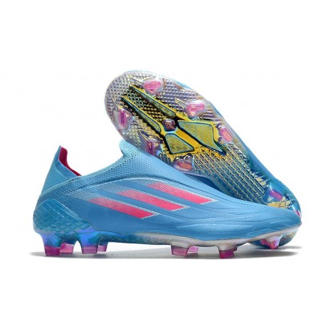 adidas X Speedflow+ FG Tacos de Futbol Sky Rush Team Rosa Blanco
