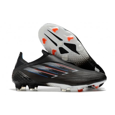 adidas X Speedflow+ FG Tacos de Futbol Negro Rojo