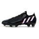 Bota Adidas Predator Edge.1 Low Fg Negro Blanco Rojo