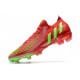 Bota Adidas Predator Edge.1 Low Fg Rojo Verde
