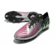 Bota Adidas Predator Edge.1 Low Fg Plata Negro Rosa