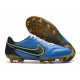 Botas de fútbol Nike Tiempo Legend 9 Elite FG Azul Negro