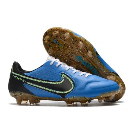 Botas de fútbol Nike Tiempo Legend 9 Elite FG Azul Negro