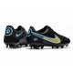 Botas de fútbol Nike Tiempo Legend 9 Elite FG Negro Oro Azul