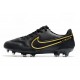 Botas Nike Tiempo Legend 9 Elite FG Negro Gris Metálico Antracita