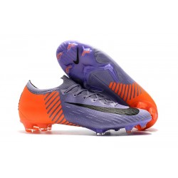 Nike Botas de Fútbol Mercurial Vapor XII Elite FG Violeta Naranja