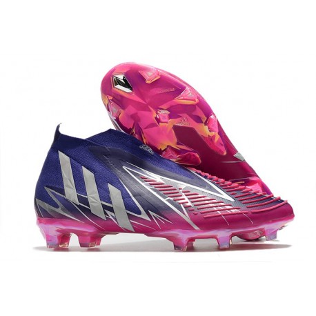 Zapatillas Adidas Predator Edge+ Fg Team Collegiate Morado Plateado