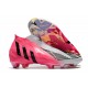 Zapatillas Adidas Predator Edge+ Fg Solar Rosa Negro Blanco