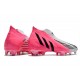 Zapatillas Adidas Predator Edge+ Fg Solar Rosa Negro Blanco