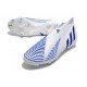 Zapatillas Adidas Predator Edge+ Fg Blanco Hi Res Azul