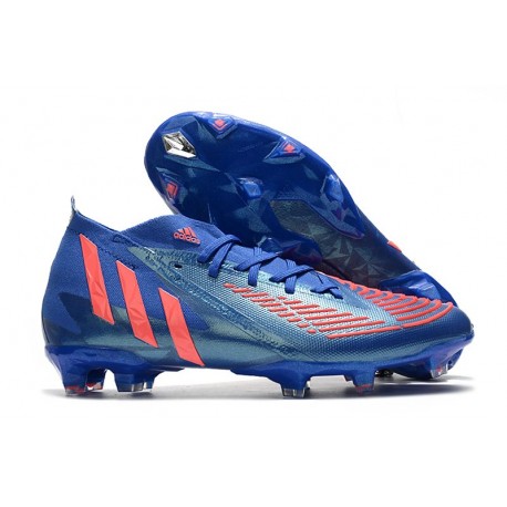 Bota de fútbol Adidas Predator Edge.1 FG Hi Res Azul Turbo Hi Res Azul