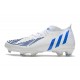 Botas de fútbol Adidas Predator Edge.1 FG Blanco Hi Res Azul