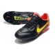 Botas de fútbol Nike Tiempo Legend 9 Elite FG Negro Rojo Amarillo