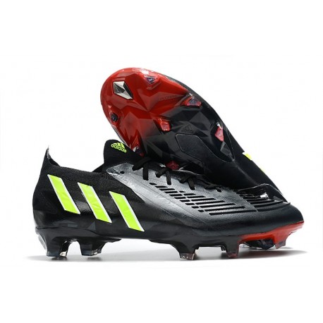 Bota Adidas Predator Edge.1 Low Fg Negro Verde