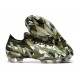 Bota Adidas Predator Edge.1 Low Fg Crystal Focus Oliva Plateado Metálico Magic Lima