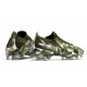Bota Adidas Predator Edge.1 Low Fg Crystal Focus Oliva Plateado Metálico Magic Lima