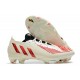 Bota adidas Predator Edge.1 Low FG Off Blanco Rojo Dorado Metálico