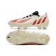 Bota adidas Predator Edge.1 Low FG Off Blanco Rojo Dorado Metálico