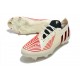 Bota adidas Predator Edge.1 Low FG Off Blanco Rojo Dorado Metálico