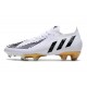Bota Adidas Predator Edge.1 Low Fg Bianco Negro Oro