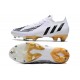 Bota Adidas Predator Edge.1 Low Fg Bianco Negro Oro