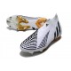 Zapatillas Adidas Predator Edge+ Fg Blanco Oro Negro