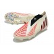 Zapatillas Adidas Predator Edge+ Fg Off Blanco Rojo Dorado Metálico