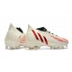 Botas de fútbol Adidas Predator Edge.1 FG Off Blanco Rojo Dorado Metálico