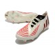 Botas de fútbol Adidas Predator Edge.1 FG Off Blanco Rojo Dorado Metálico