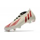Botas de fútbol Adidas Predator Edge.1 FG Off Blanco Rojo Dorado Metálico